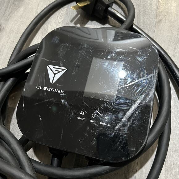 CLEESINK Electric Vehicle Charger EV Level 2 Plug In 40A 240V Indoor/Outdoor - Picture 2 of 5